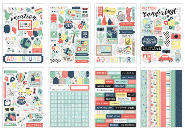 AWAY WE GO STICKER BOOK 16 PAGES