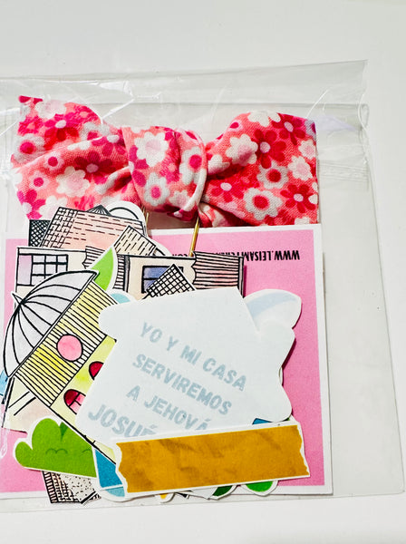 Mi casa y Yo - Kit  die cut ,Josué 24:15