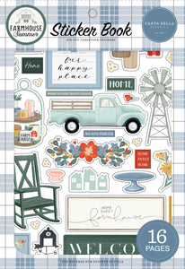 FARMHOUSE SUMMER STICKER 16 PAGES