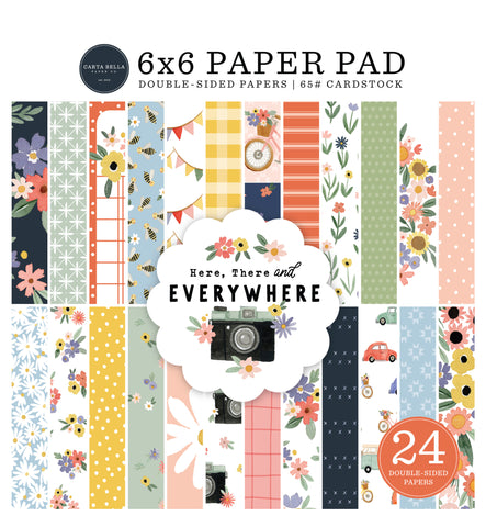 Here There and Everywhere 6x6 Paper Pad