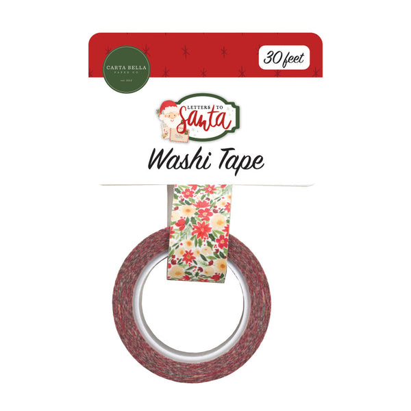 Holly Jolly Floral Washi Tape