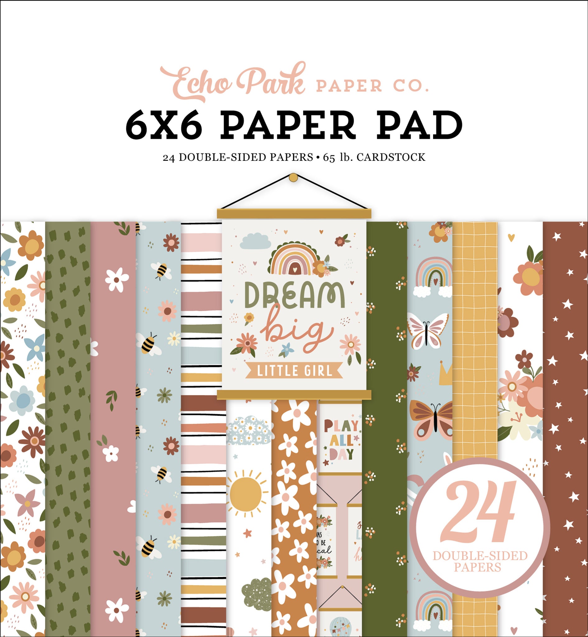 Dream Big Little Girl 6x6 Paper Pad