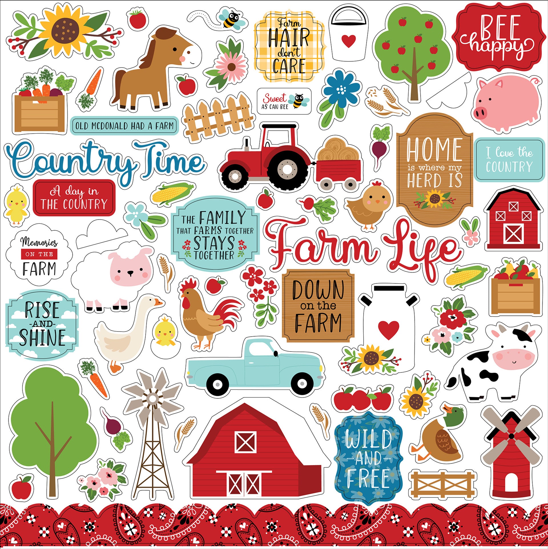 The Farm Element Sticker