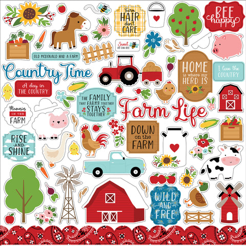 The Farm Element Sticker