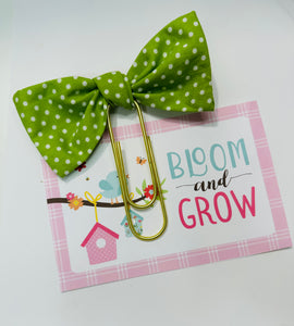 Bloom jumbo bookmark