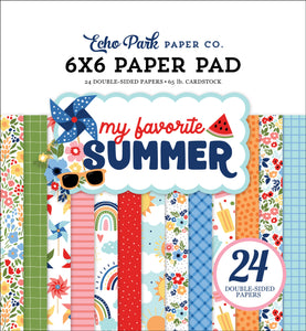 My Favorite Summer 6x6 Paper Pad