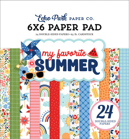 My Favorite Summer 6x6 Paper Pad