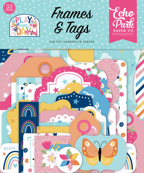DIE CUT PLAY DAY  CARDSTOCK PIECES 33 PIECES