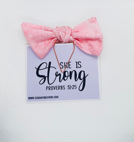 Pink Flowers Paper clips