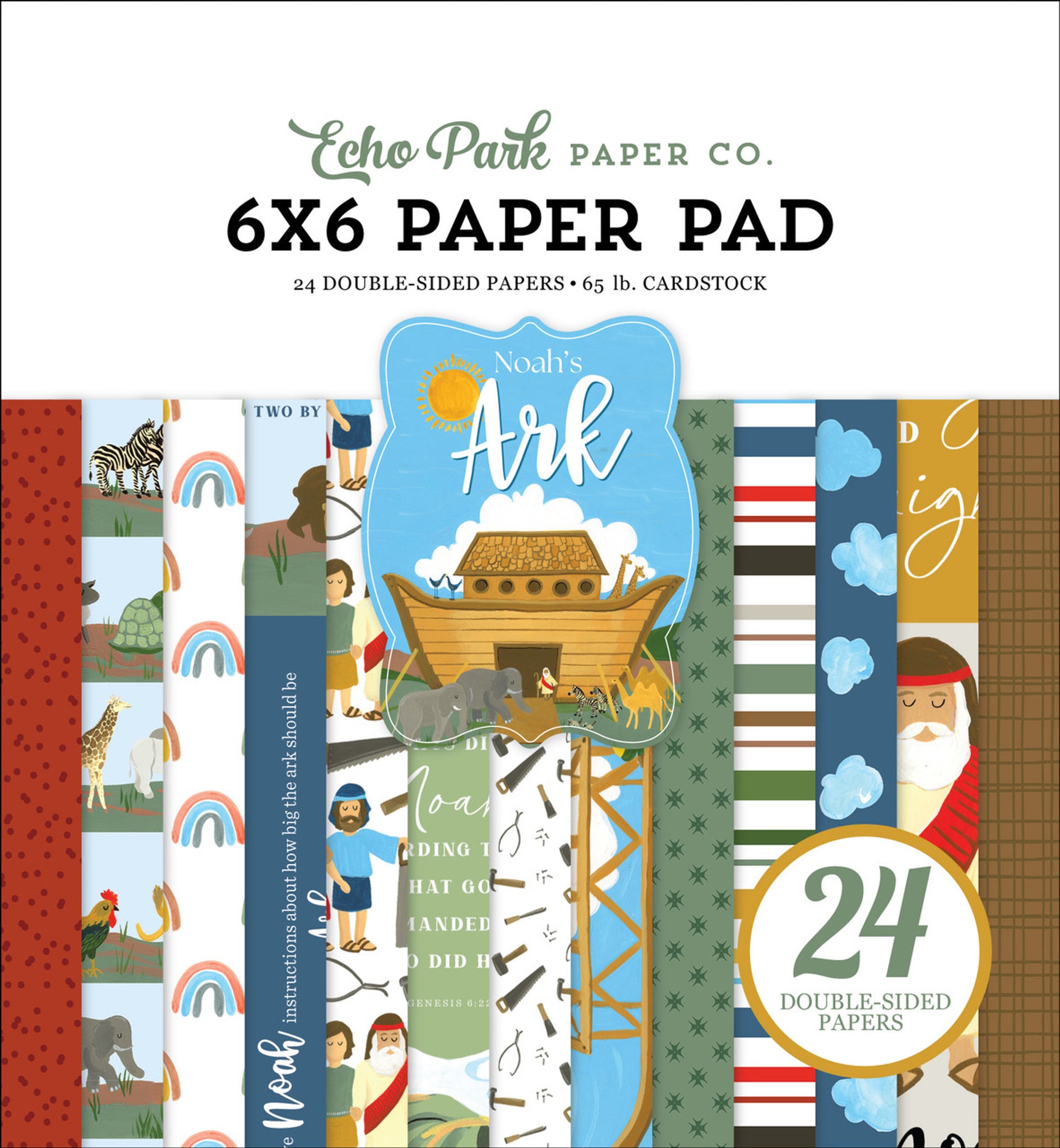 Bible Stories: Noah's Ark 6x6 Paper Pad