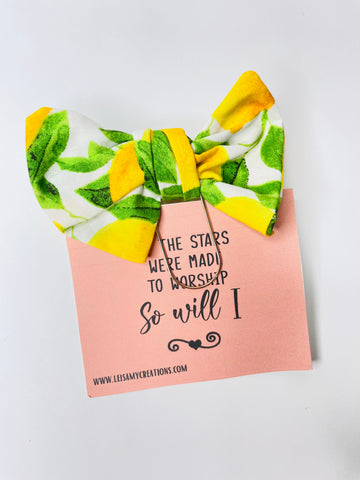Lemon 🍋  Fabric Paper Clips Hand  Made